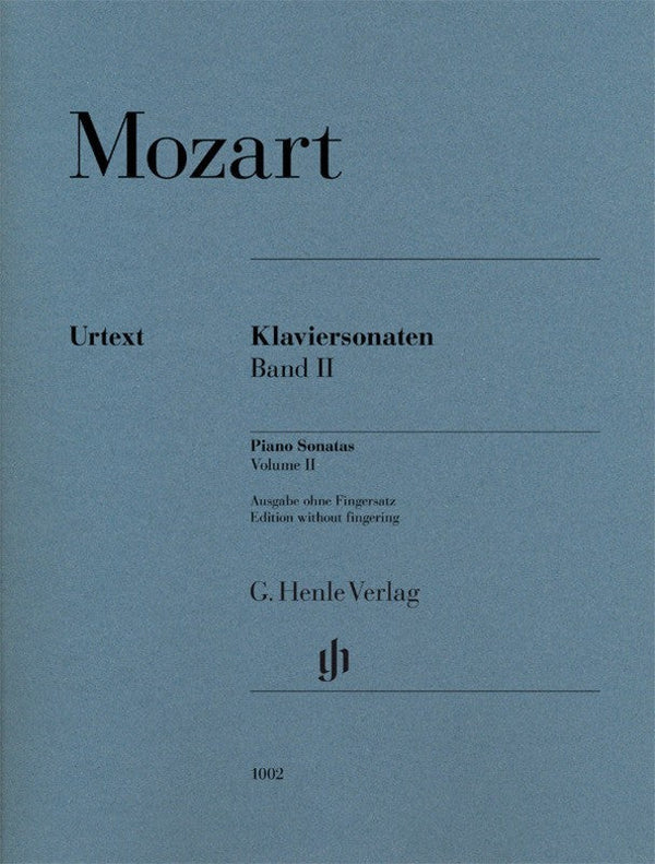 Mozart: Mozart Piano Sonatas Volume II (Without Fingering)