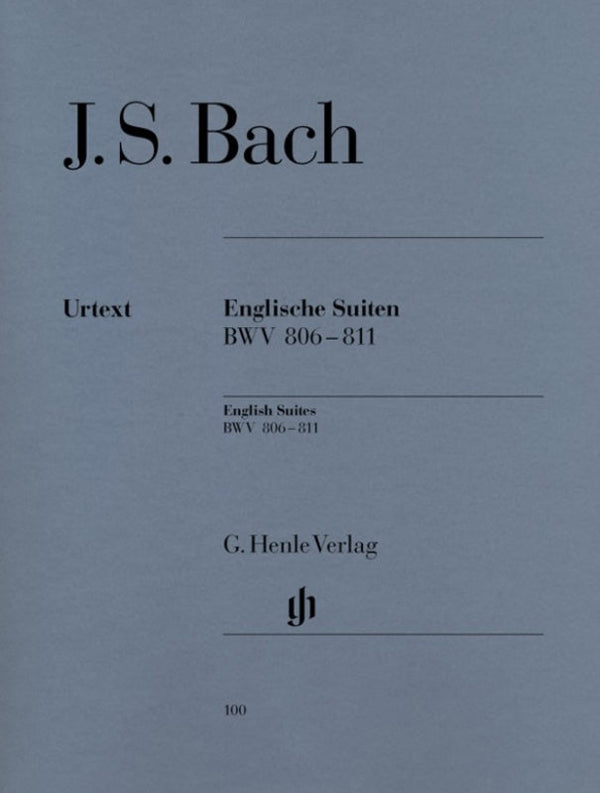 Bach: English Suites BWV 806-811 Piano Solo