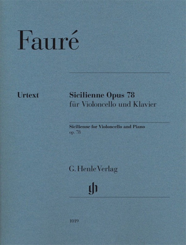 Faure: Sicilienne Op 78 Cello & Piano