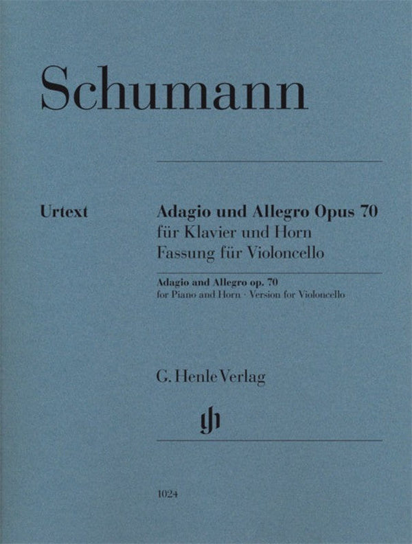 Schumann: Adagio & Allegro Op 70 for Cello & Piano