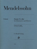Mendelssohn: Clarinet Sonata in E-flat Major Clarinet & Piano