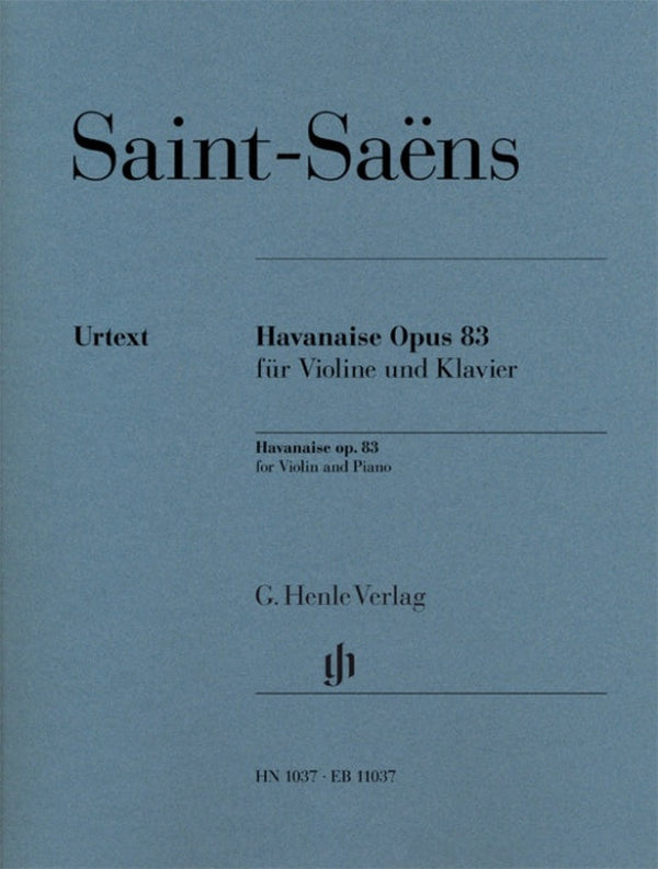 Saint-Saëns: Havanaise Op 83 for Violin & Piano