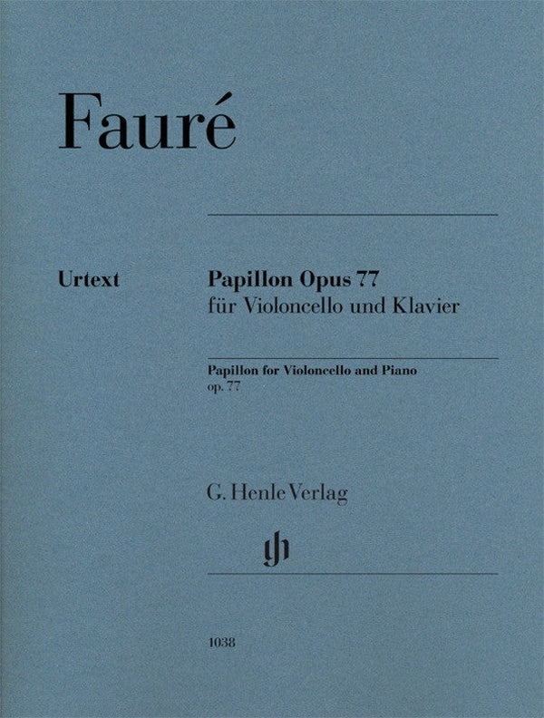 Faure: Papillon Op 77 for Cello & Piano