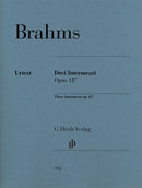 Brahms: 3 Intermezzi Op 117 Piano Solo