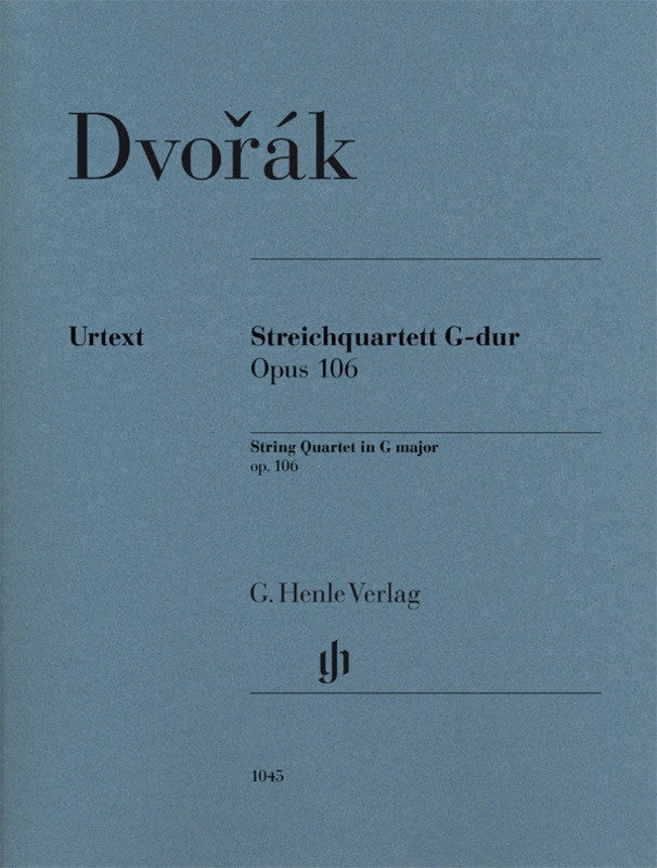 Dvorak: String Quartet in G Major Op 106 Set of Parts