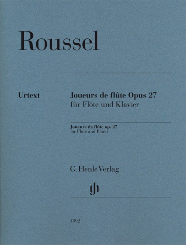 Roussel: Joueurs de flute Op 27 for Flute & Piano