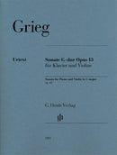 Grieg: Grieg Violin Sonata in G Major Op 13 Violin & Piano