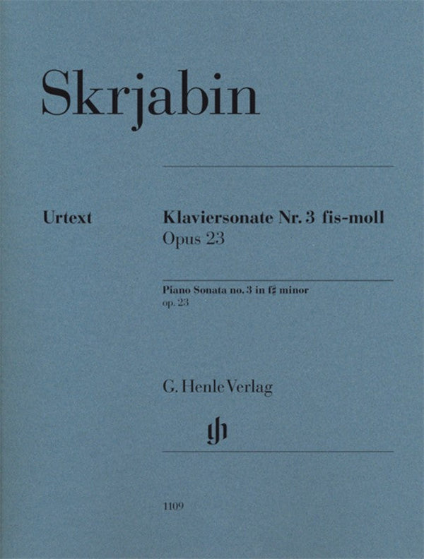 Scriabin: Piano Sonata No 3 Op 23
