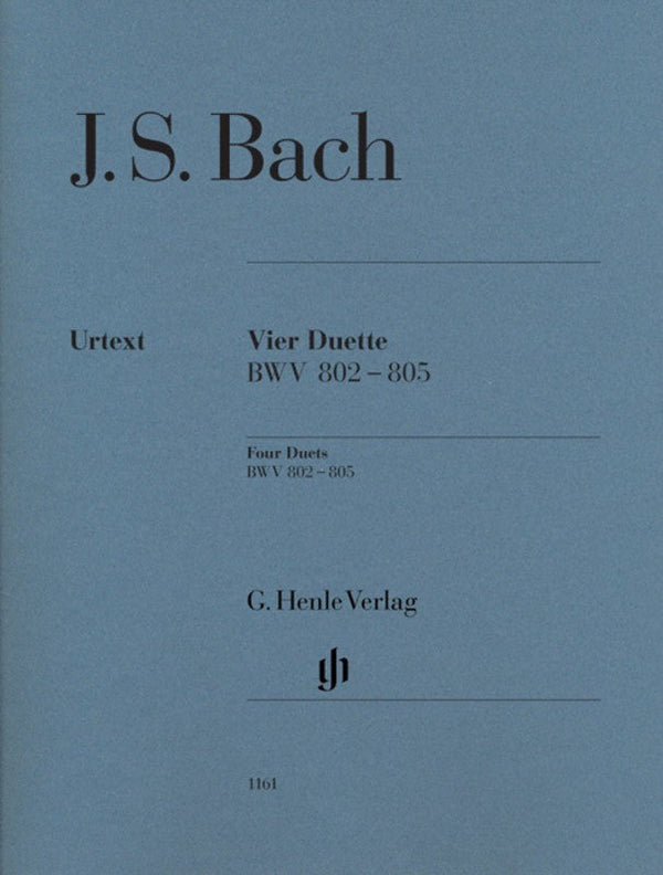 Bach: Four Duets BWV 802-805 (Without Fingering)