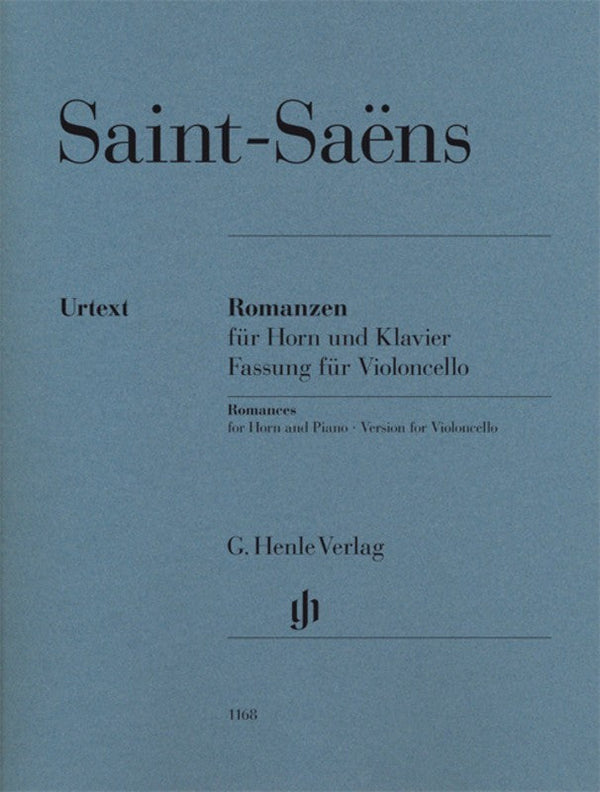 Saint-Saëns: Romances for Horn & Piano - Edition for Cello & Piano
