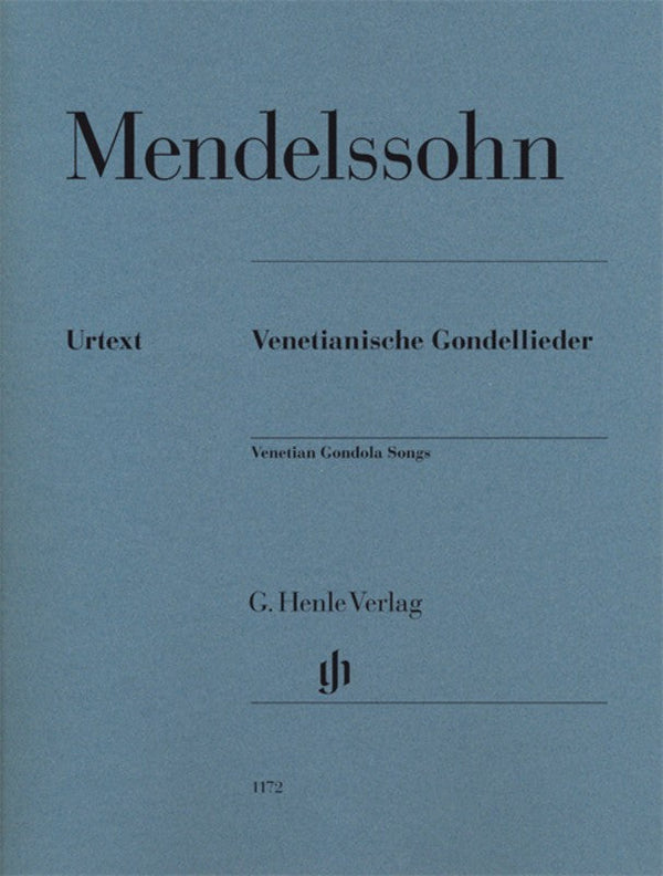 Mendelssohn: Venetian Gondola Songs for Piano
