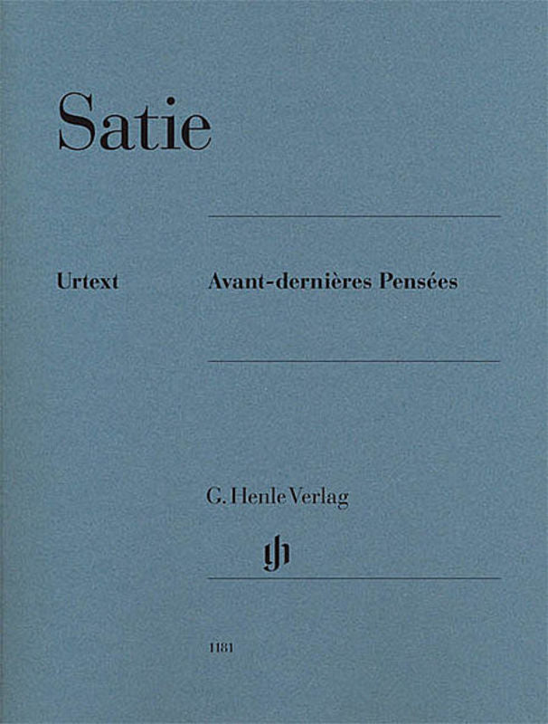 Satie: Avant Dernieres Pensees Piano Solo