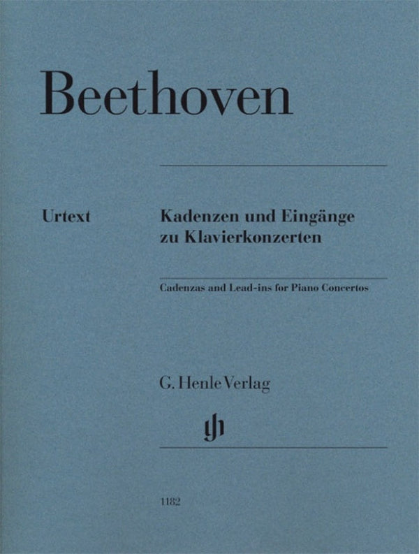 Beethoven: Cadenzas & Lead-ins for Piano Concertos