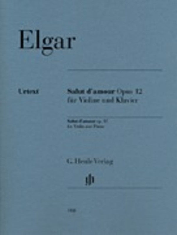Elgar: Salut d amour Op 12 for Violin & Piano