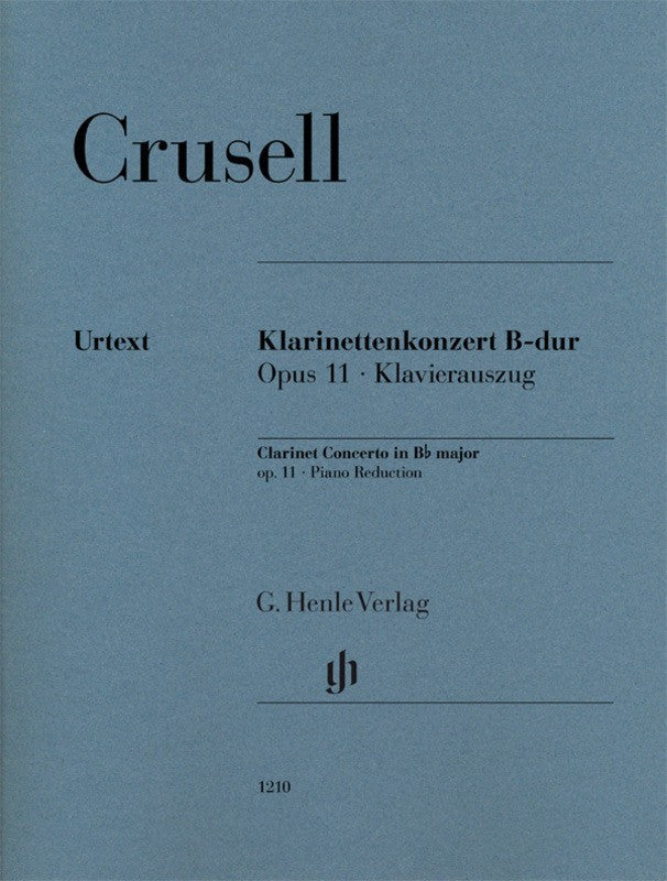 Crusell: Clarinet Concerto in Bb Major Op 11 Clarinet & Piano