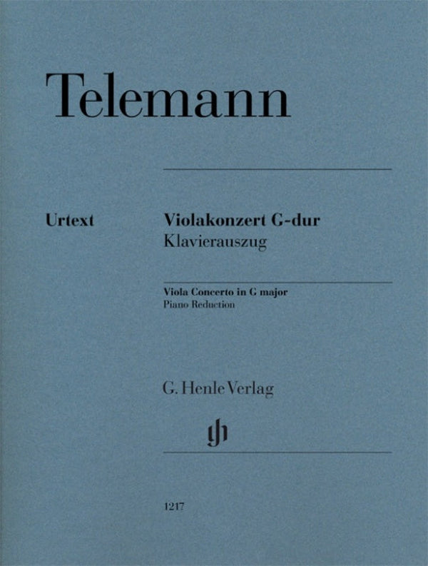Telemann: Viola Concerto in G Major Vla/Piano