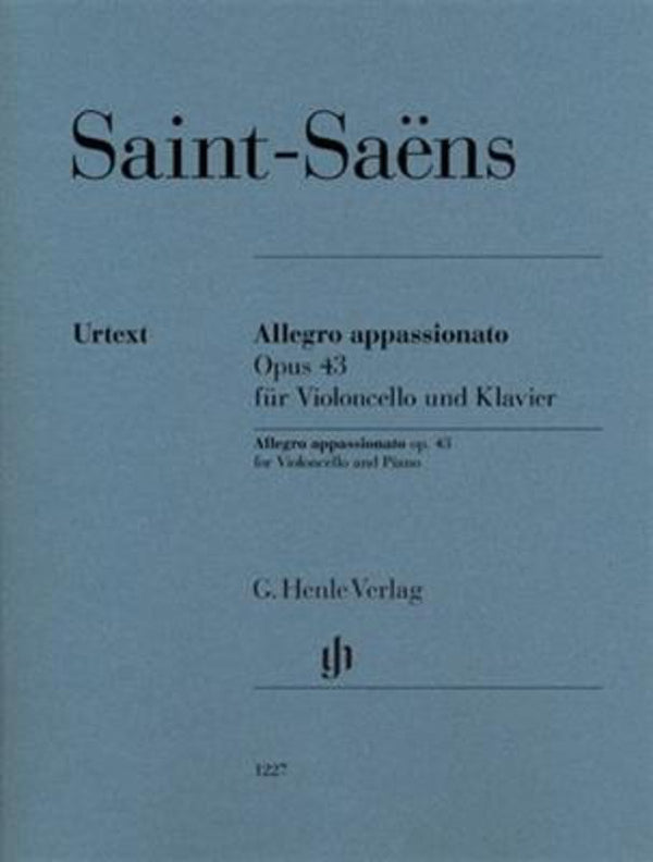 Saint-Saëns: Allegro Appassionato Op 43 for Cello & Piano