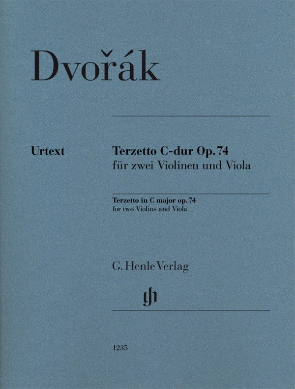 Dvorak: Terzetto in C Major Op 74 for 2 Violins & Viola