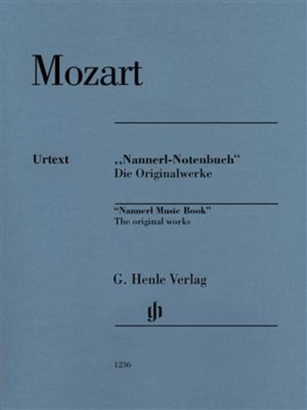 Mozart: Nannerl Music Book Original Works Piano Solo