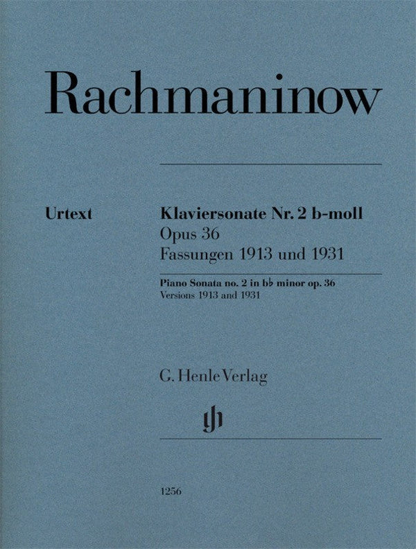 Rachmaninoff: Piano Sonata No 2 Bb Minor Op 36
