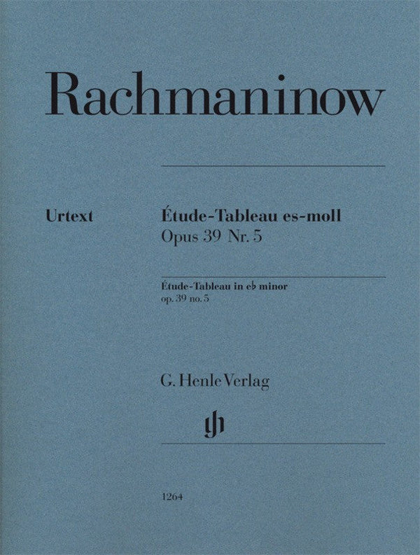 Rachmaninoff: Etude Tableaux in E-flat Minor Op 39 No 5 Piano