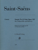 Saint-Saëns: Cello Sonata No 2 in F Maj Op 123 for Cello & Piano