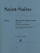 Saint-Saëns: Morceau de Concert in F Minor Op 94 for Horn & Piano