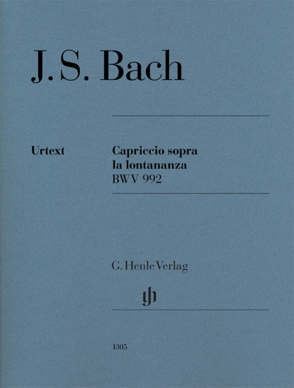 Bach: Capriccio Sopra la Lontananza BWV 992 Solo Piano