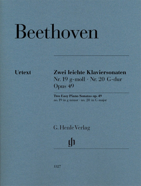 Beethoven: Two Easy Piano Sonatas Op 49 Nos 1 -2