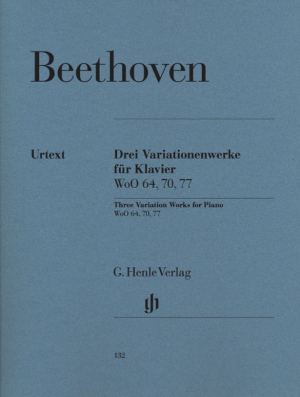 Beethoven: 3 Variation Works WoO 70 64 & 77 Piano Solo