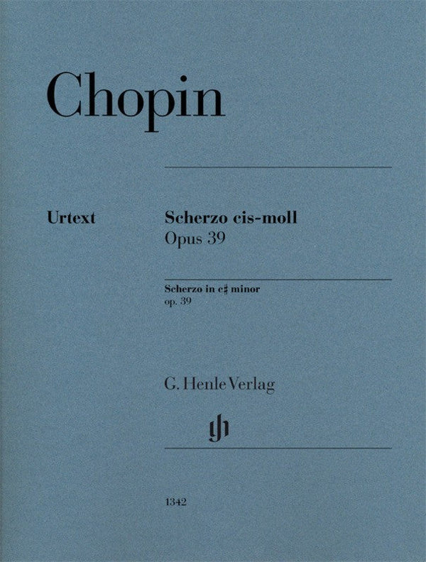 Chopin: Scherzo in C-sharp Minor Op 39 Piano Solo