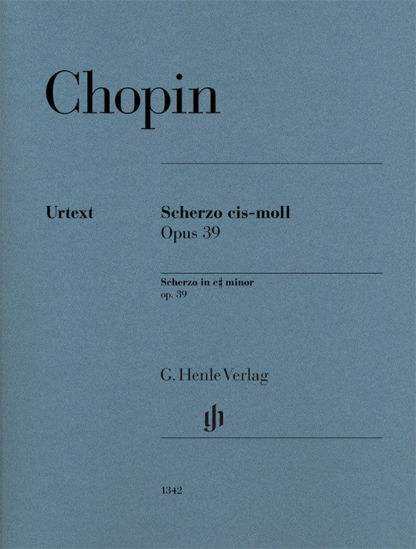 Chopin: Scherzo in C-sharp Minor Op 39 Piano Solo