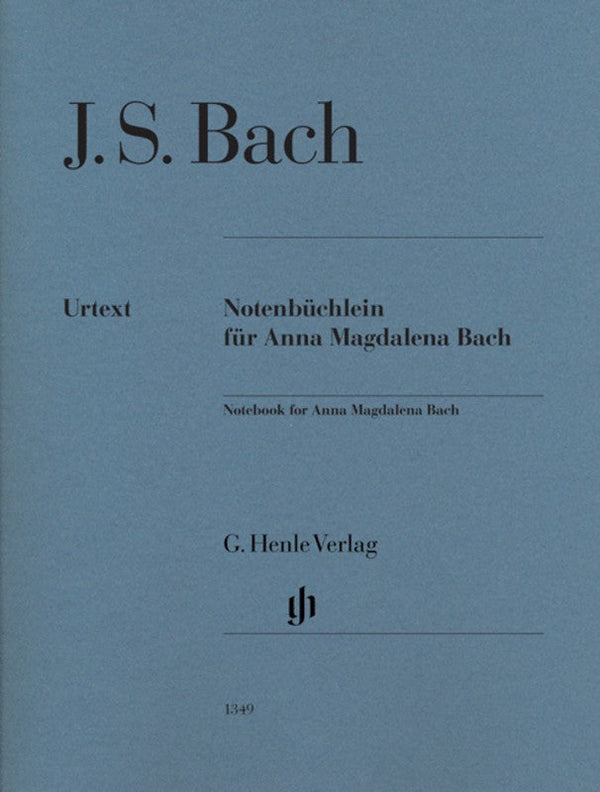 Bach: Notebook for Anna Magdalena Bach (Without Fingering)