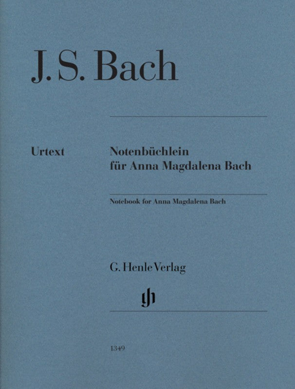 Bach: Notebook for Anna Magdalena Bach (Without Fingering)