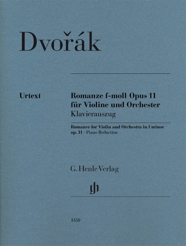 Dvorak: Romance in F Minor Op 11 Violin & Piano