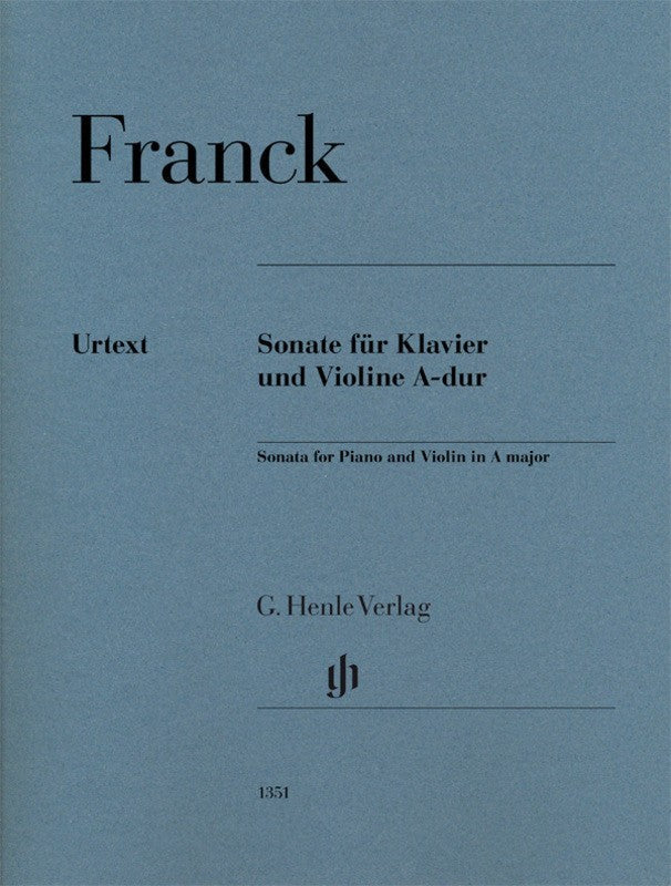 Franck: Sonata for Piano & Violin in A major