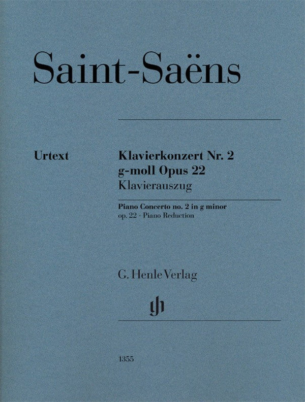 Saint-Saëns: Piano Concerto no. 2 in g minor op. 22 for 2 Pianos, 4-hands