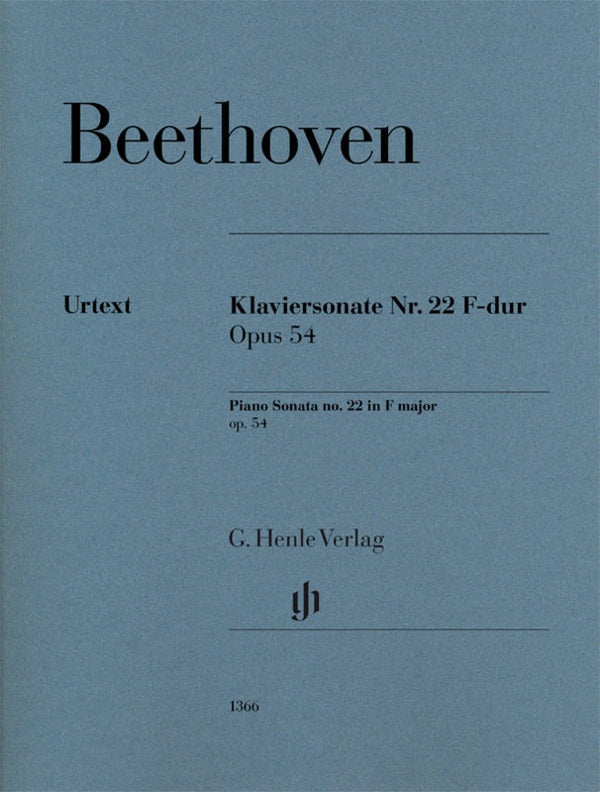 Beethoven: Piano Sonata F Major No 22 Op 54