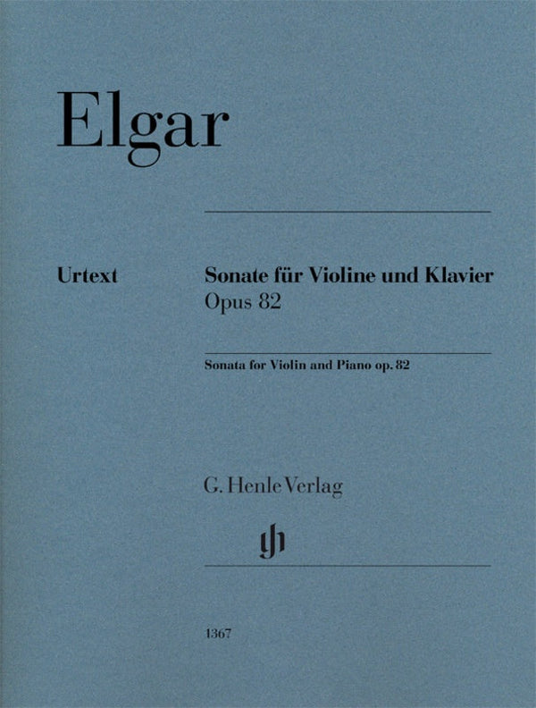 Elgar: Violin Sonata Op. 82 for Violin & Piano