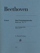 Beethoven: Three Variation Works WoO 70 64 77 Piano