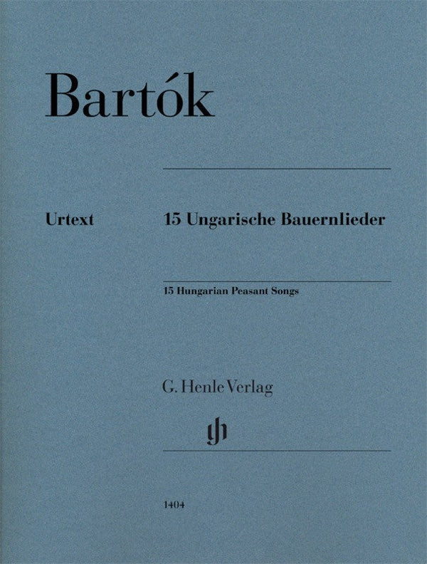 Bartok: 15 Hungarian Peasant Songs Piano Solo