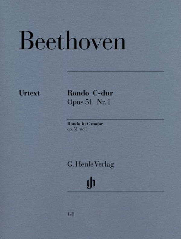 Beethoven: Rondo C Major Op 51 No 1 Piano Solo