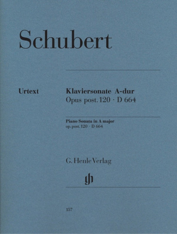 Schubert: Piano Sonata in A Major Op Post 120 D 664