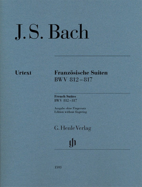 Bach: French Suites BWV 812-817 (Without Fingering)