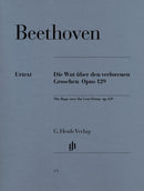 Beethoven: Rage over the Lost Penny Op 129 Piano Solo