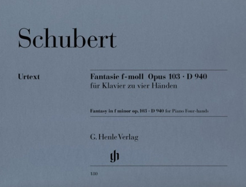 Schubert: Fantasy f minor op. 103 D 940 - Piano, 4-hands