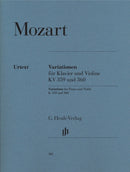 Mozart: Variations for Piano & Violin K 359 & 360
