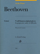Beethoven at the Piano - 9 Well-known Original Pieces