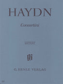 Haydn: Concertini for Piano Violins Cello Score & Parts