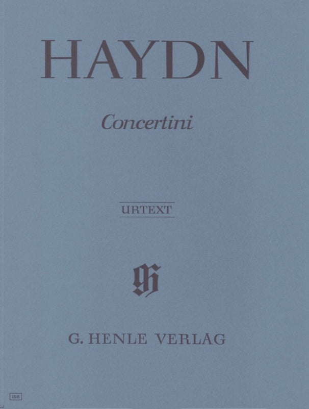 Haydn: Concertini for Piano Violins Cello Score & Parts